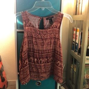 Red forever 21 tank top